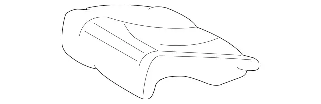 20992002377H91 - Body: Cushion Cover for Mercedes-Benz Image