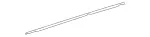 2537308604 - Rear Doors: Sealing Rail for Mercedes-Benz Image