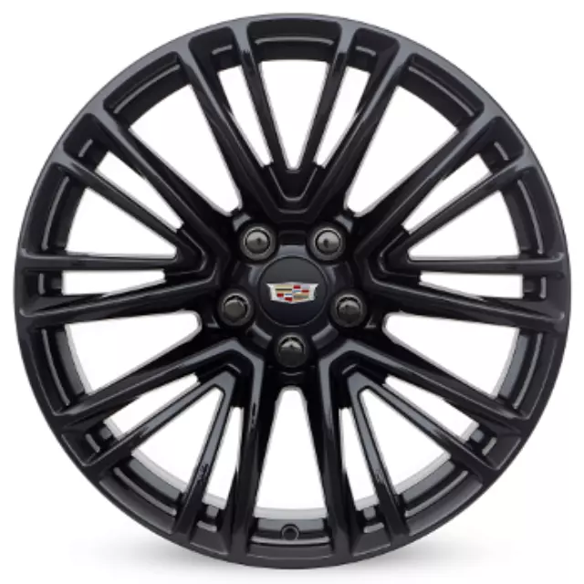 84289698 - : 2020-2025 Cadillac CT5 - 20 Wheels, 5 Split-Spoke, Gloss Black for GM Image
