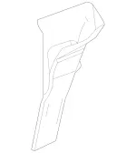 2127230508 - : Cover for Mercedes-Benz Image