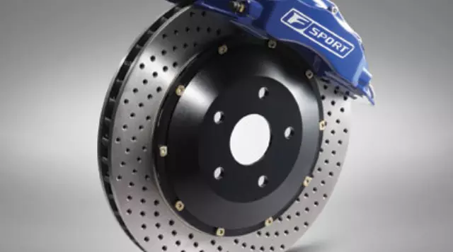 PTR0953091 - Serviceable Components: F-Sport Left Rear Rotor for Lexus: GS350, GS430, GS450h, GS460, IS F, IS250, IS350 Image