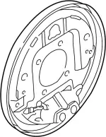 440300W710 - Brakes: Backing Plate for INFINITI: QX4 Image