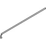 EK4Z1551400L - Body: Upper Weather-strip for Ford: E-Transit, Transit-150, Transit-250, Transit-350, Transit-350 HD Image