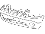 4L5Z17D957FAA - Body: Bumper Cover for Ford Image