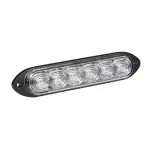 79100 - : Tri-Color LED Directional Warning Lights, 12-24VDC, Amber/Blue/White for Grote Lighting Image