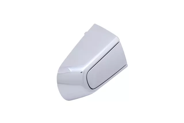 84236519 - : Bright Chrome Side Door Lock Cylinder Opening Cover for GM Image