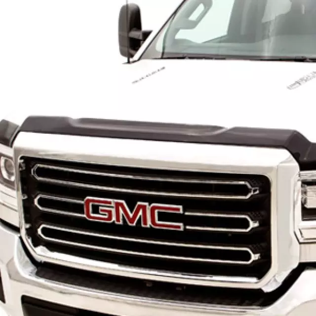 19329342 - Exterior: 2015-2019 GMC - Air Deflector Hood Aeroskin By Lund for GMC: Sierra 1500, Sierra 2500 HD, Sierra 3500 HD Image