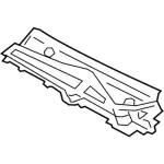 KB3Z21022A69A - Body: Cowl Grille for Ford Image