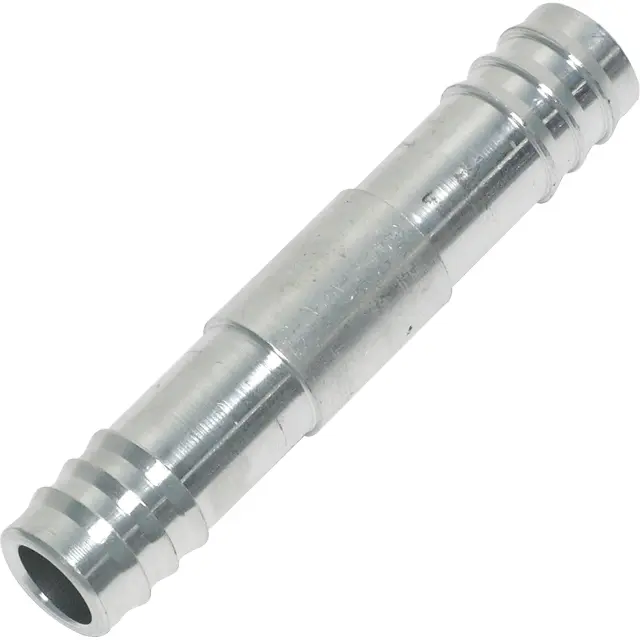 FT1594C - : A/C Refrigerant Hose Fitting -- Aluminum Straight Barb Splicer Fitting for UAC Image