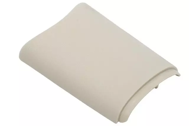 Very Light Cashmere Front Seat Belt Anchor Plate Cover (at Pre-Tensioner) - GM (23101570)