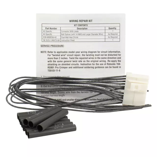 3U2Z14S411CTAA - : Wire Assembly for Ford Image
