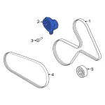 ML3Z6A228A - Cooling System: Belt Tensioner for Ford: F-150 Image