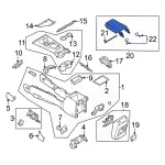 M2DZ7806024AB - Body: Armrest Door for Ford: Bronco Image
