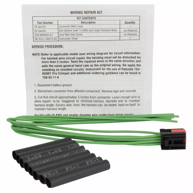 3U2Z14S411BGB - : Wire Assembly for Ford Image