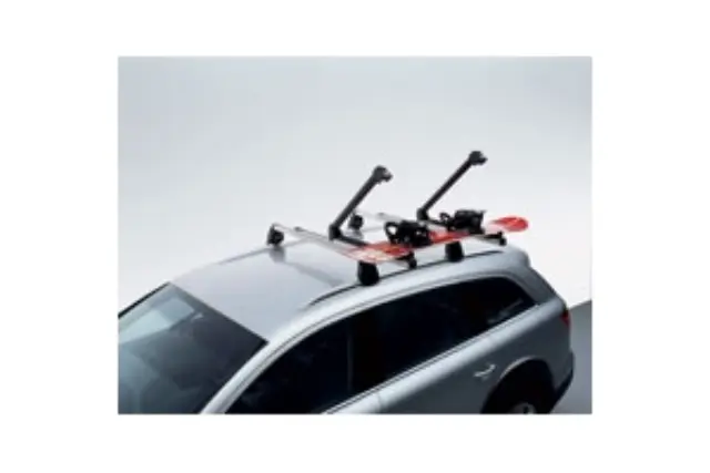 4M0071129A - Hauling: 2004-2025 Audi - Ski/Snowboard Rack Without Pull-Out Action for Audi: A3, A3 Quattro, A3 Sportback e-tron, A4 allroad, A4 Quattro, A5 Quattro, A5 Sportback, A6 allroad, A6 Quattro, A7 Quattro, A7 Sportback, A8 Quattro, allroad, e-tron GT, Q3, Q4 e-tron, Q5, Q7, Q8, Q8 e-tron, RS e-tron GT, RS3, RS5, RS5 Sportback, RS7, S3, S4, S5, S5 Sportback, S6, S7, S8, SQ5, SQ7, SQ8, TT Quattro, TT RS Quattro, TTS Quattro Image
