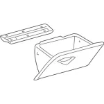 5S4Z54060T10AAA - Body: Glove Box for Ford: Focus Image