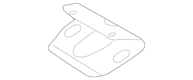 2302420034 - Engine Suspension: Screening Plate for Mercedes-Benz: SL500, SL55 AMG, SL550, SL600, SL63 AMG, SL65 AMG Image image