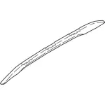 CN1Z9955183AE - Body: Rail Cover for Ford: EcoSport Image