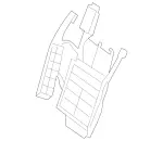 2228002500 - Rear Seat Bench: Valve Block for Mercedes-Benz Image