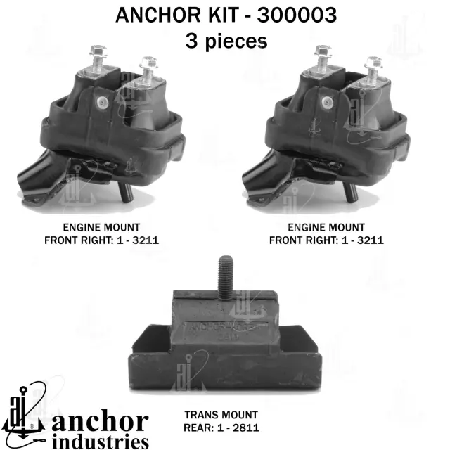 300003 - Engines &amp; Components: Anchor Engine Mount Kit for Anchor Image
