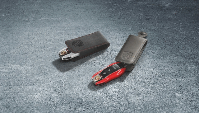 44001118E9 - Interior: Key Pouch In Alcantara - Platinum Gray for Porsche: 911 Image
