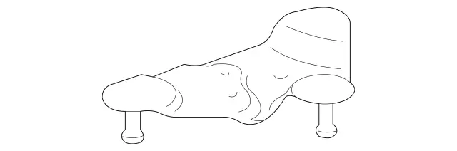 2303201243 - Springs, Suspension and Hydraulics: Holder for Mercedes-Benz: SL500, SL55 AMG, SL550, SL600, SL63 AMG, SL65 AMG Image image