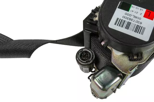 Jet Black Rear Driver Side Seat Belt with Retractor - GM (19332394)