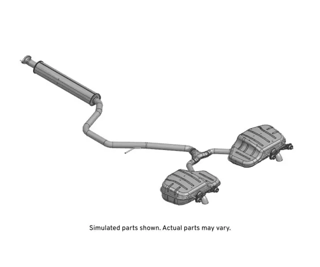 84289385 - Exhaust: Muffler &amp; Pipe Assembly for GM Image