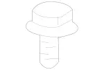 931005022 - Electrical System: Screw for Mercedes-Benz Image
