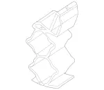2116280424 - : Center Reinforced Support for Mercedes-Benz Image