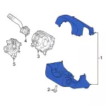 ML3Z3530BA - Steering: Shroud for Ford: Expedition, F-150, F-150 Lightning Image
