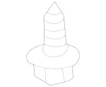 7976006309 - Heating and Ventilation: Tapping Screw for Mercedes-Benz Image