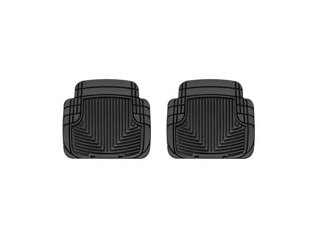 W50 - Accessories: Rear Black All Weather Floor Mats for WeatherTech Image