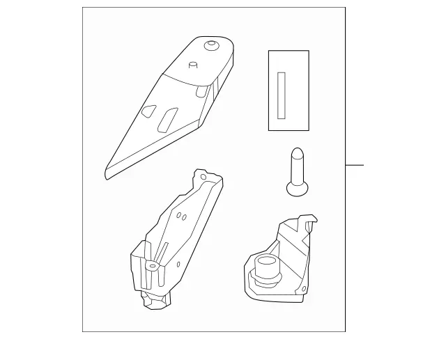 218820011464 - Electrical System: Holder for Mercedes-Benz Image