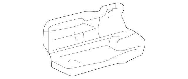 2036101126 - Substructure: Locking Lug for Mercedes-Benz: C230, C280, C32 AMG, C350, C55 AMG, CLK63 AMG Image image