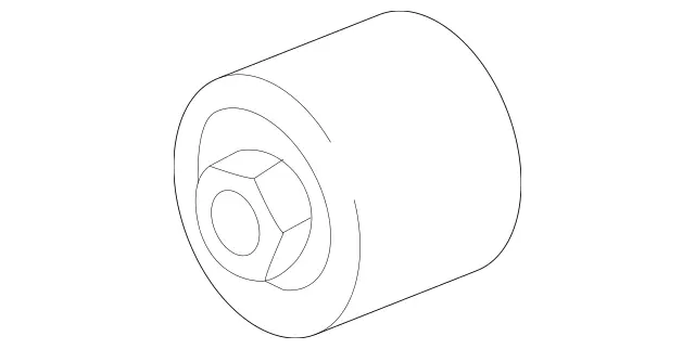 203333101464 - Front Axle: Rubber Bushing for Mercedes-Benz: 180C, C230, C240, C250, C280, C300, C320, C350, CLK320, CLK350, CLK500, CLK550, E550, GLK350, SLK280, SLK300 Image image