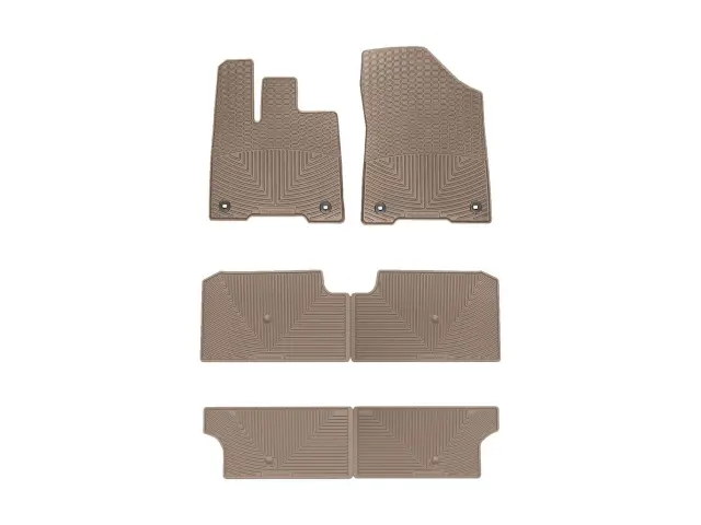 W580TNW581TNW582TN - : Tan All Weather Floor Mats for WeatherTech Image