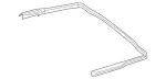 205750400064 - Trunk Lid: Sealing Frame for Mercedes-Benz: C43 AMG, C63 AMG, C63 AMG S Image