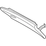 FP5Z5406010AA - Body: Glove Box Door for Lincoln: MKZ Image