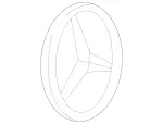 25781099009999 - : Emblem for Mercedes-Benz Image