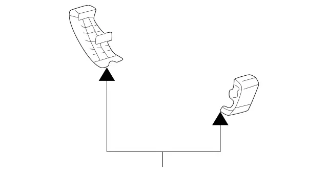 2208850263 - Body: Guide Bracket for Mercedes-Benz Image