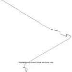 95429947 - : Number 2 Rear Driver Side Brake Intermediate Line for GM Image