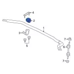 ML3Z5484D - : Stabilizer Bar Bushing for Ford: F-150, F-150 Lightning Image