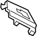 80960JL30B - : Switch Bezel for INFINITI: G37, Q60 Image