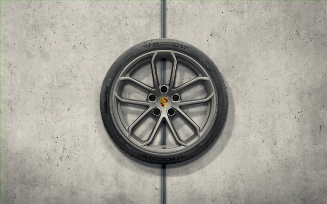 98204460302 - : 20-Inch 718 Cayman GT4 Set Of Wheels for Porsche: 718 Cayman, 718 Spyder Image