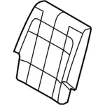 GA8Z7466601BA - Body: Seat Back Cover for FORD Image