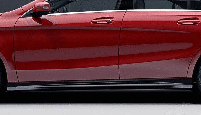 1176907500 - Exterior: Amg Side Sill Panels, Complete Set, Black for Mercedes-Benz Image