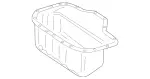 2720100828 - : Oil Pan for Mercedes-Benz Image