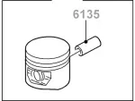 5L3Z6108BA - Engine: Engine Piston for Ford: E-150, E-150 Club Wagon, E-150 Econoline, E-150 Econoline Club Wagon, E-250, E-250 Econoline, F-150, F-150 Heritage, Freestar | Mercury: Monterey Image