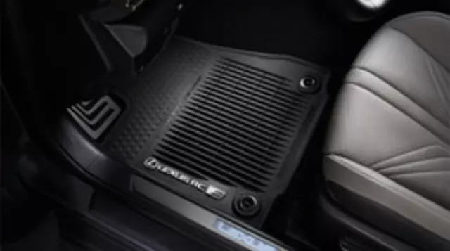 PT2062416202 - Interior: All-Weather Floor Liners, Black for Lexus: RC F, RC Turbo, RC200t, RC300, RC350 Image